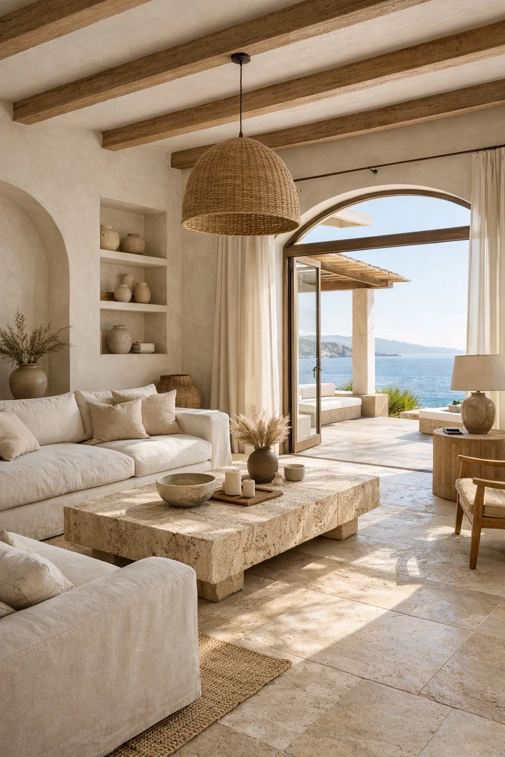 Calm private residence interior in Marbella associated with local private household staffing, discretion and residential trust.
