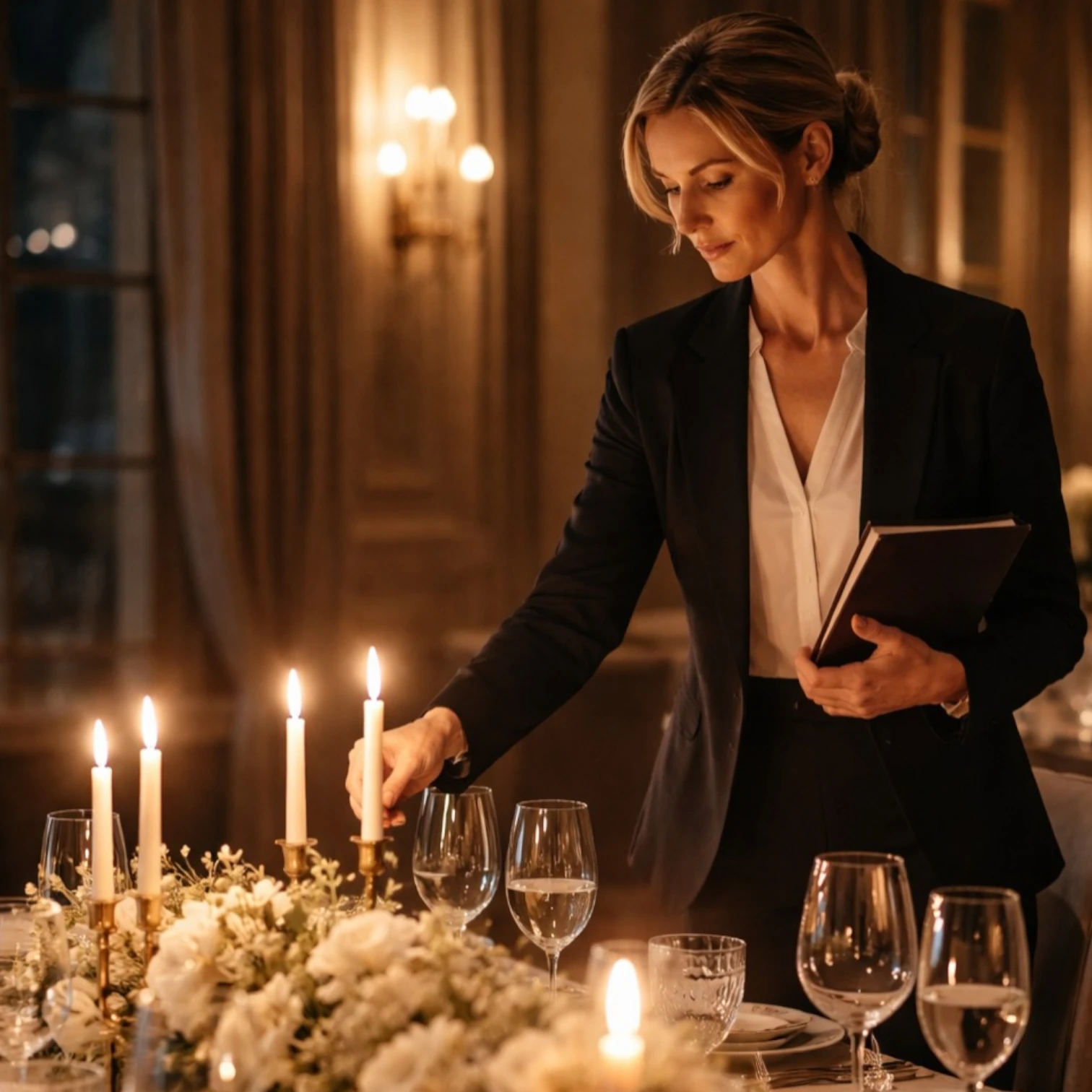 Editorial interior of a high-end private residence prepared with quiet precision and discretion.