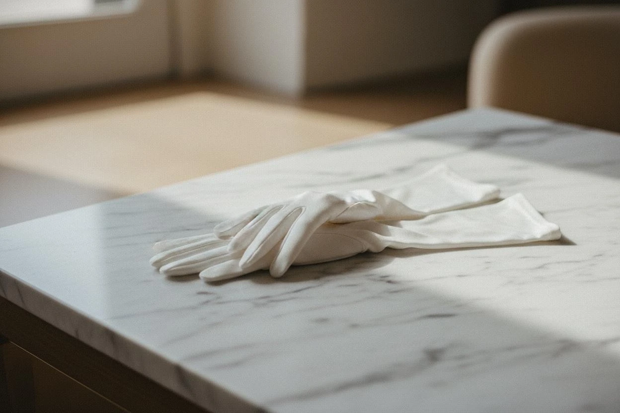 Refined editorial setting representing the standard of private household staffing in Marbella: judgement, precision and operational trust.