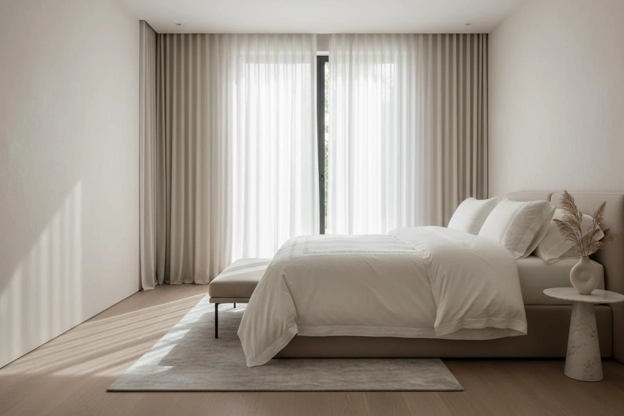 Editorial private residence interior associated with rigorous vetting, judgement and private household staffing standards.